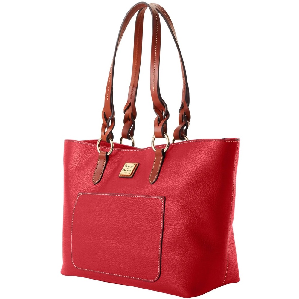 NWOT Dooney & Bourke Red Leather Tammy Tote